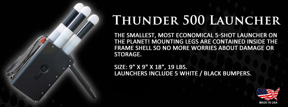 The Thunder 500 Launcher - the smallest 5-shot launcher on the planet!